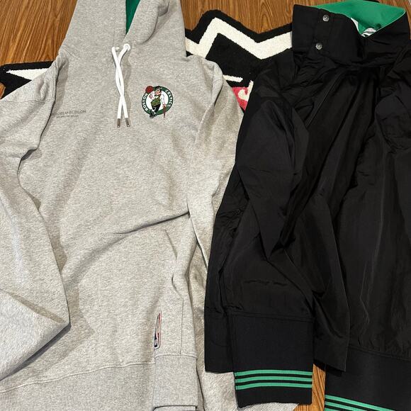 NBA Marcelo Burlon Hoodie & adidas Wales Bonner Pull-On Jacket - Picture 1 of 16